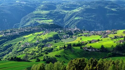 Blick auf das pittoreske Völs