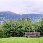 Aussichtsbank in Tagusens