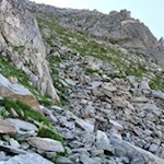 Über Schotterhänge auf den Schaflahnernock