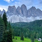 Anmutig ragen die Villnösser Geisler in die Höhe