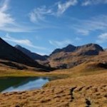 Inmitten einer unberührten Natur liegt der Valser Marblsee