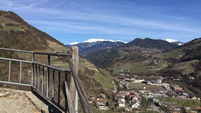 Aussicht auf die Plose