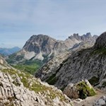 Near the Averau mountain hut