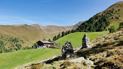 Die Kaseralm am Gsieser Almweg 2.000