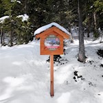 Der Anstieg zur Welschellener Alm ist mit 1h30' ausgeschildert