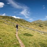 Im sanften Anstieg zur Lorenzischarte