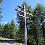 Wetterkreuz zwischen der Sunnolm und Reinswald