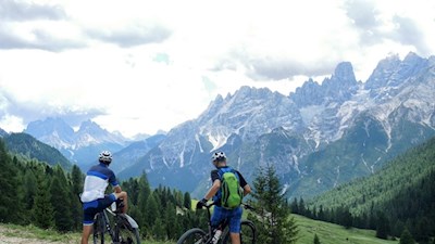 Herrliche Ausblicke auf den Cristallo