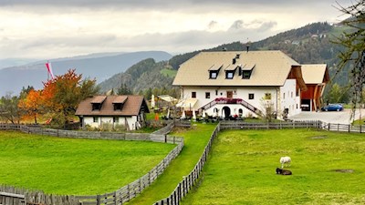Der Lobishof auf dem Ritten