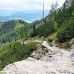 Auf schmalen Steigen zurück zur Putzalm