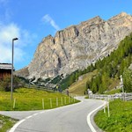 Kurz vor der Seilbahn Col Pradat