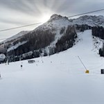 Ausblick vom Karerpass auf den Latemar