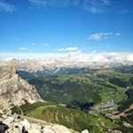 Malerische Ausblicke ins Gadertal