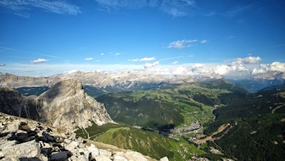 Malerische Ausblicke ins Gadertal