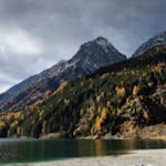 Blick auf die bereits angezuckerten Spitzen des Hoch- und Wildgall