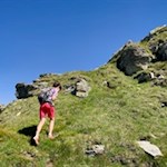 Über den schrofigen Graskamm auf die Seefeldspitze