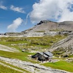 Von der Puezhütte auf die Puezspitze