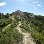 Der letzte Anstieg auf den aussichtsreichen Lungkofel