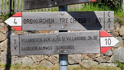 Diese Wanderung folgt der Markierung Nr. 4