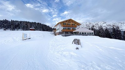 Glatsch Alm im Winter