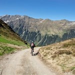 Auch Mountainbiker suchen die Gewingesalm gerne auf