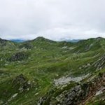 Weitsicht auf die Bärentaler Alm und die Bärentalerspitze