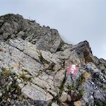 Die letzten Anstiegsmeter auf das Rudlhorn erfordern etwas Trittsicherheit