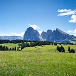 Postkartenidylle auf der Seiser Alm