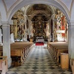 Blick ins Innere der Mareiter Dorfkirche