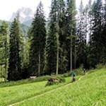 Moutainbiken in Sexten