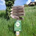 Auf dem Weg Nr. 1 zum Maiser Waalweg