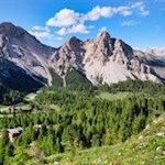 Ausblick während des Anstiegs auf das Limojoch