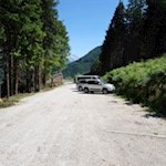 Wanderparkplatz Kreuzner oberhalb von Ellen