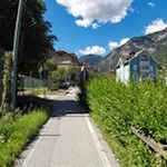 Am Ortseingang von Franzensfeste