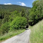 Sanft schlängelt sich der Weg nach Bad Dreikirchen