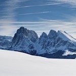 Lang- und Plattkofel im Winterkleid