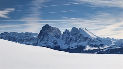 Lang- und Plattkofel im Winterkleid