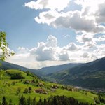 Aussicht von Karnol ins Eisacktal