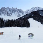 Zu Füßen des Haunold nimmt die Haunold Rodelbahn ihren Anfang