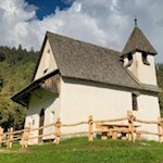 Das Kirchlein St. Sebastian bei Tiers