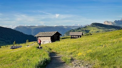 Auf dem Weg Nr. 10 nach Compatsch