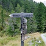 Schließlich zweigt am linken Wegesrand der schmale Pfad Nr. 7B ab