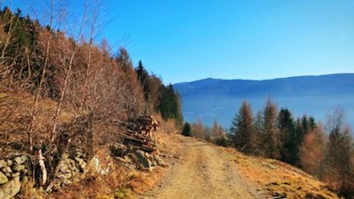 Selbst in der kalten Jahreszeit sonnenverwöhnt - der Terner Panoramaweg