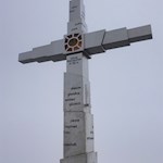 Das neue Gipfelkreuz der Wilden Kreuzspitze