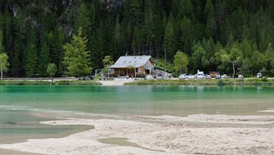 View of the Dürrensee restaurant