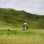 Auch Mountainbiker suchen die Joggelealm gerne auf