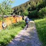 Auch so mancher Radfahrer ist auf dem Erzweg anzutreffen