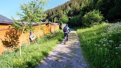 Auch so mancher Radfahrer ist auf dem Erzweg anzutreffen