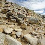 Im Anstieg auf die Tatschspitze