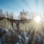Wer den längeren Anstieg über Terenten einschlägt, kommt an den Terner Erdpyramiden vorbei